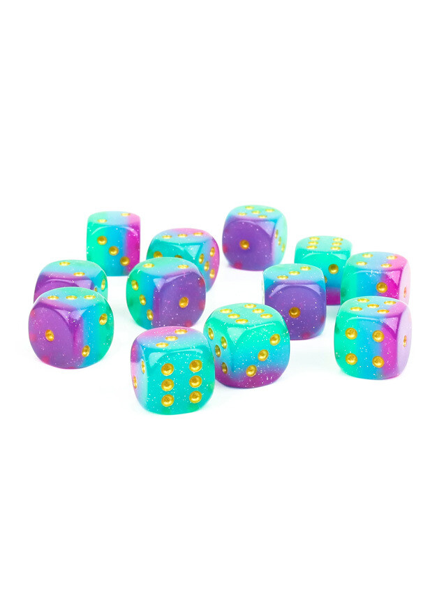 12mm Northern Lights 18 x D6 Dice Set 12mm Northern Lights 18 x D6 Dice Set