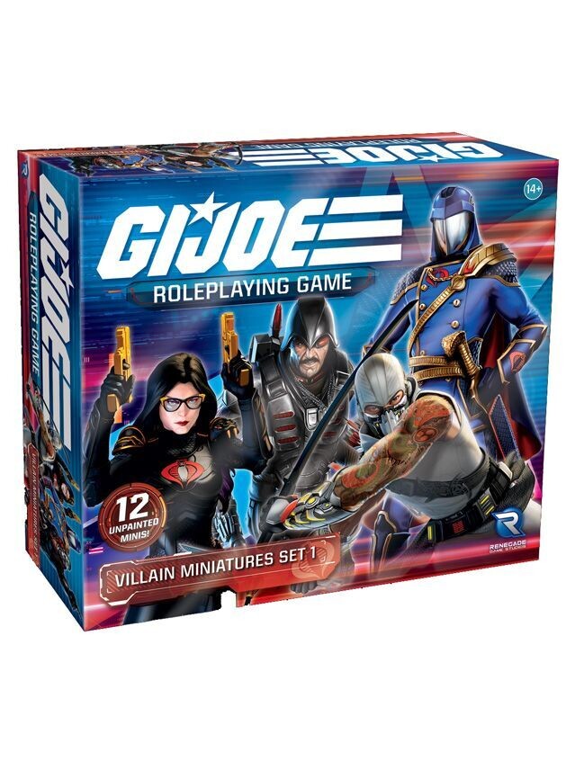 G. I. Joe Roleplaying Game Villain Miniatures Set 1 G. I. Joe Roleplaying Game Villain Miniatures Set 1