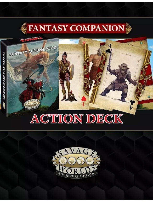 Savage Worlds Fantasy Companion Action Deck Savage Worlds Fantasy Companion Action Deck