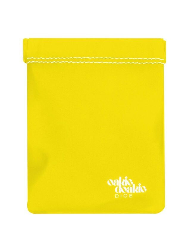 Oakie Doakie Yellow Dice Bag Small Oakie Doakie Yellow Dice Bag Small