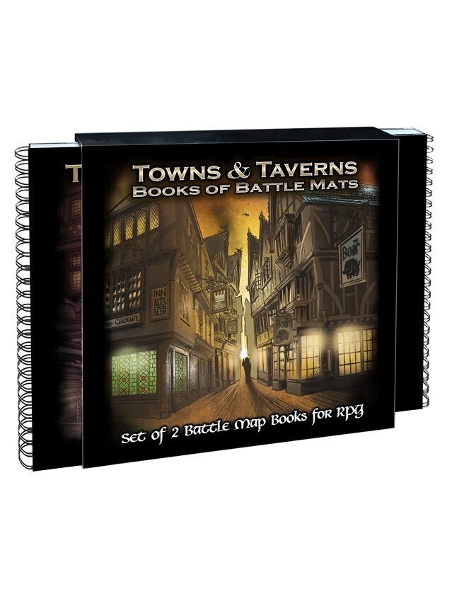 Towns & Taverns Books Of Battle Mats Towns & Taverns Books Of Battle Mats