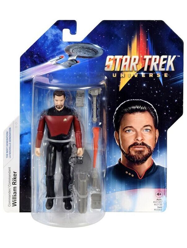Star Trek Universe Riker 5 Inch Figure Star Trek Universe Riker 5 Inch Figure