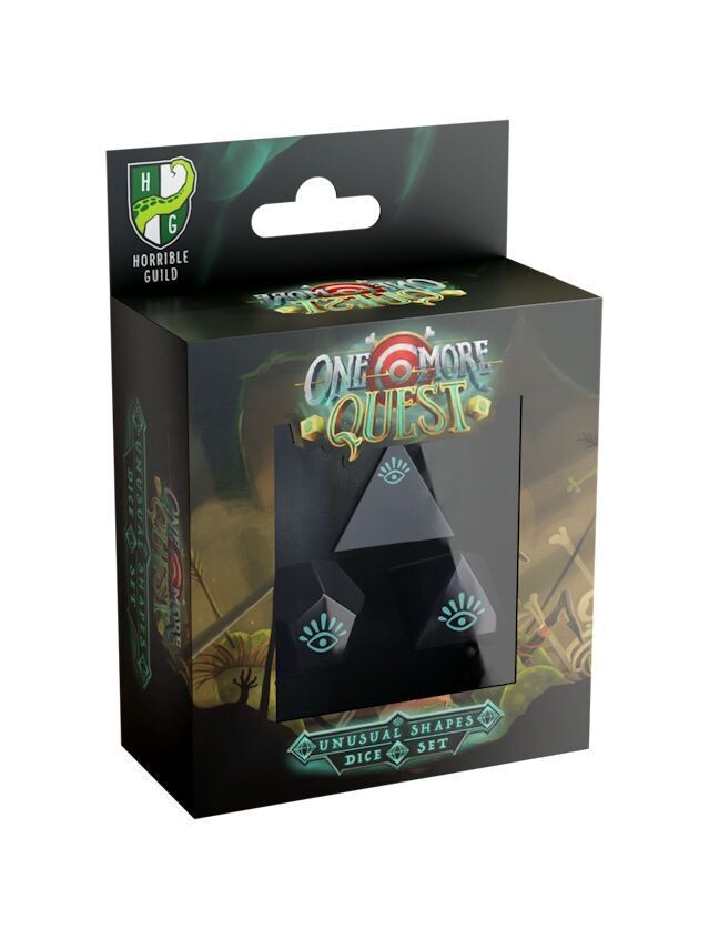 One More Quest Unusual Shapes Dice Set One More Quest Unusual Shapes Dice Set