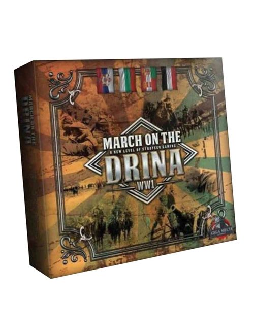 March On The Drina WWI Board Game March On The Drina WWI Board Game