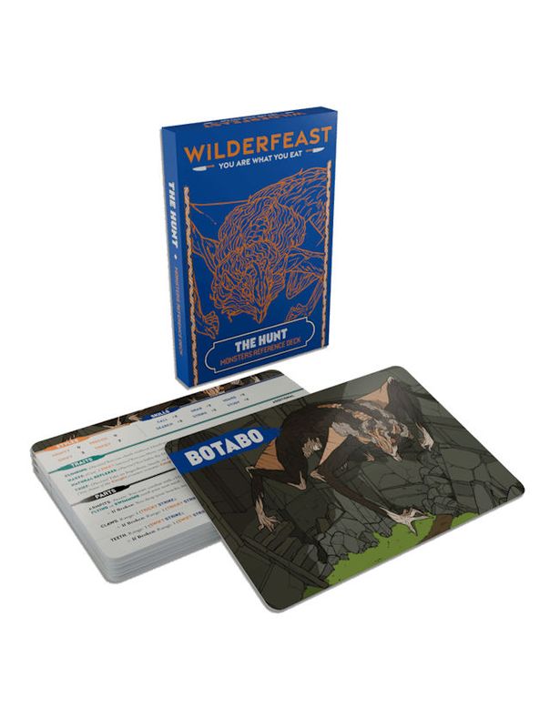 Wilderfeast The Hunt Monsters Reference Deck