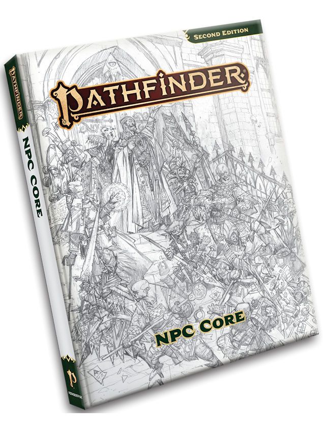 Pathfinder RPG NPC Core Sketch Cover Pathfinder RPG NPC Core Sketch Cover