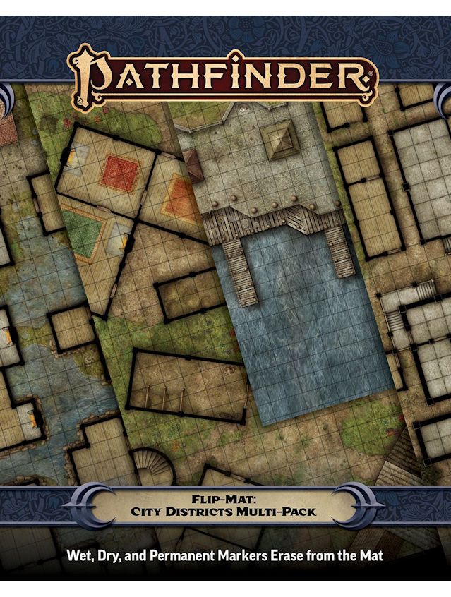 Pathfinder RPG Flip-Mat City Districts Multi-Pack Pathfinder RPG Flip-Mat City Districts Multi-Pack