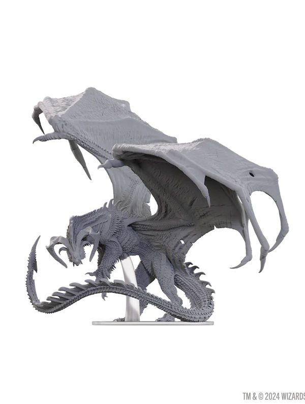 Dungeons & Dragons Nolzur's Marvelous Miniatures Adult Black Dragon Corruptor Dungeons & Dragons Nolzur's Marvelous Miniatures Adult Black Dragon Corruptor