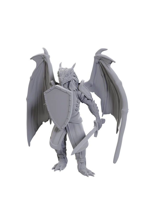 Dungeons & Dragons Nolzur's Marvelous Miniatures Dragonborn Of Bahamut