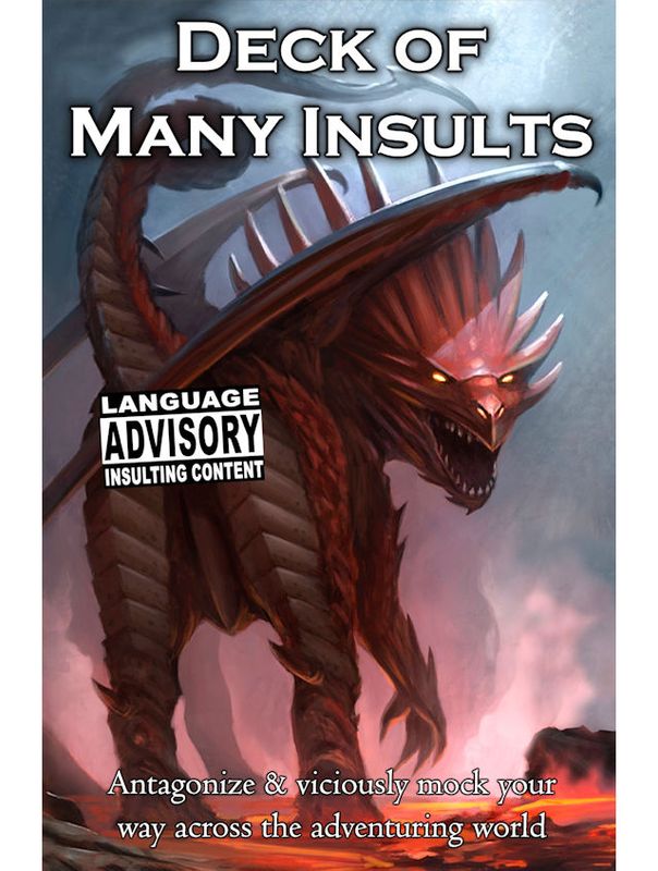 Deck Of Many Insults Deck Of Many Insults