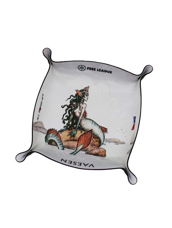 Vaesen Square Folding Dice Tray The Watchful Mermaid
