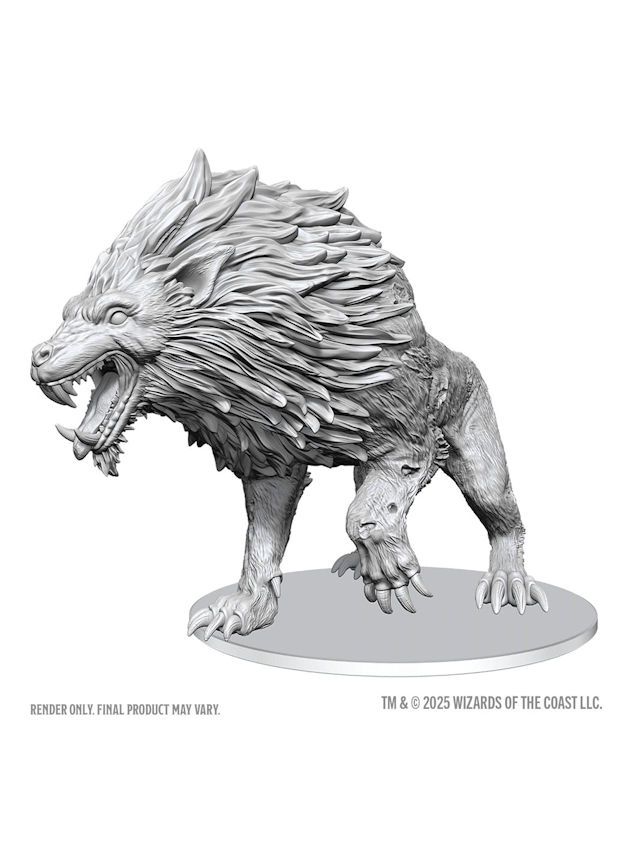 Dungeons & Dragons Nolzur's Marvelous Miniatures Dire Worg Dungeons & Dragons Nolzur's Marvelous Miniatures Dire Worg