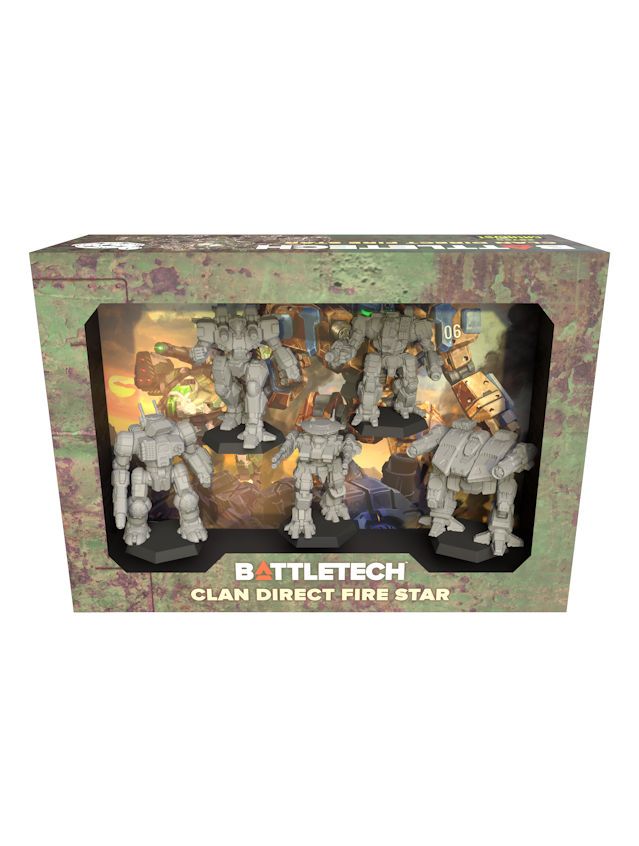 Battletech Clan Direct Fire Star Battletech Clan Direct Fire Star