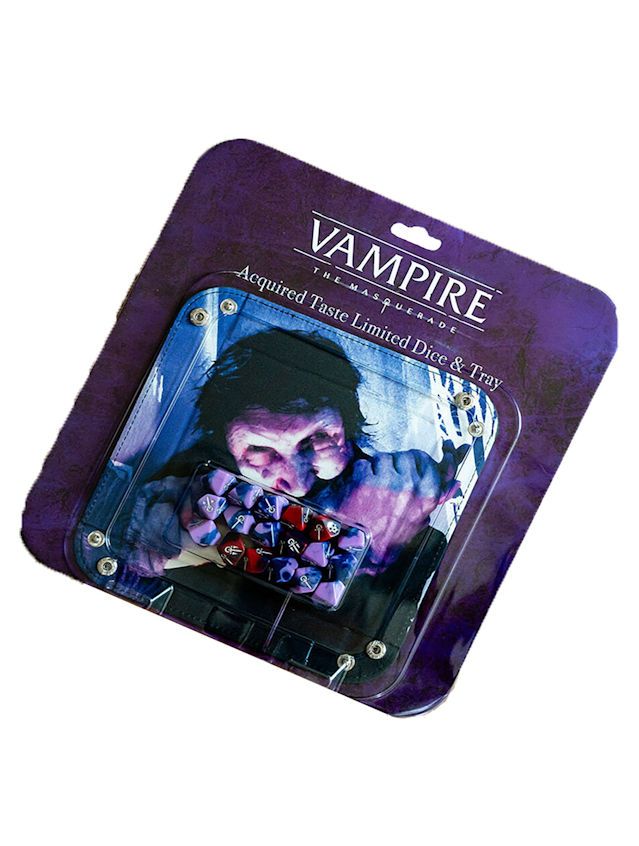 Vampire The Masquerade 5th Edition Acquired Taste Limited Dice & Tray Accessory Pack Vampire The Masquerade 5th Edition Acquired Taste Limited Dice & Tray Accessory Pack
