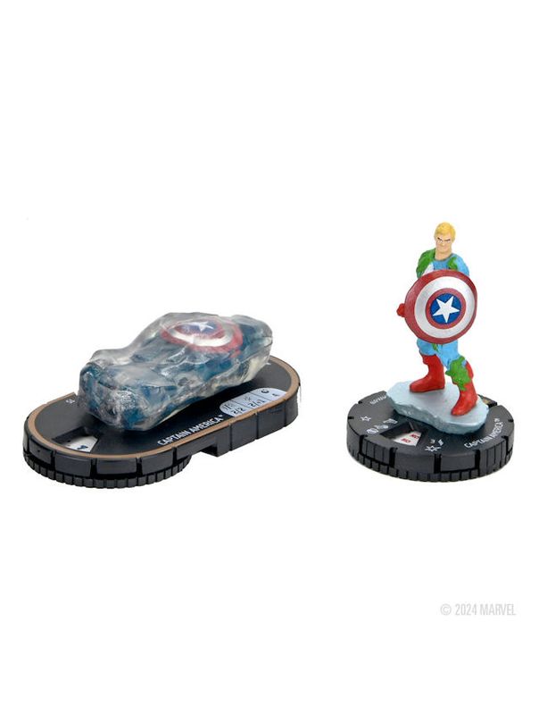 Marvel HeroClix Iconix Captain America From The Ice