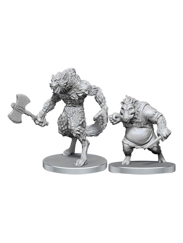 Pathfinder Battles Deep Cuts Unpainted Miniatures Werewolf & Wereboar (Wave 26) Pathfinder Battles Deep Cuts Unpainted Miniatures Werewolf & Wereboar (Wave 26)