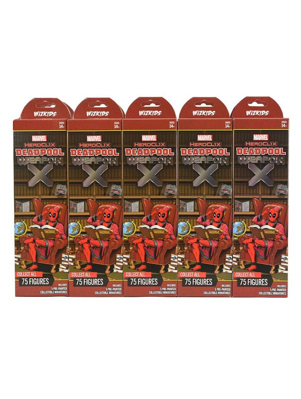 Marvel HeroClix Deadpool Weapon X 10 ct. Booster Brick