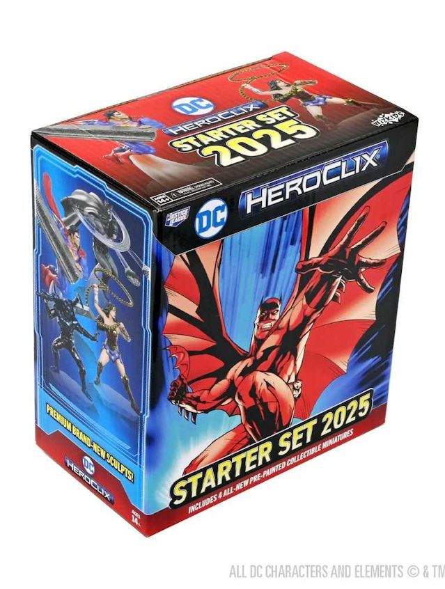 DC HeroClix Starter Set 2025 DC HeroClix Starter Set 2025