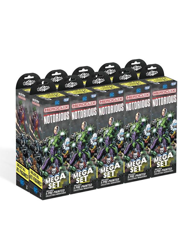 DC HeroClix Notorious 10 ct. Booster Brick DC HeroClix Notorious 10 ct. Booster Brick