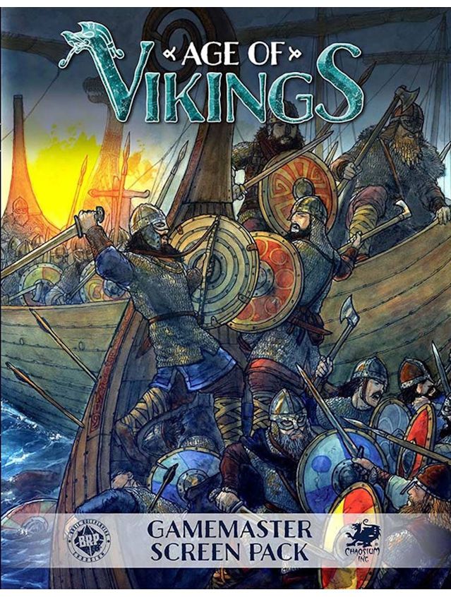 Age Of Vikings The Roleplaying Game GM Screen Pack Age Of Vikings The Roleplaying Game GM Screen Pack