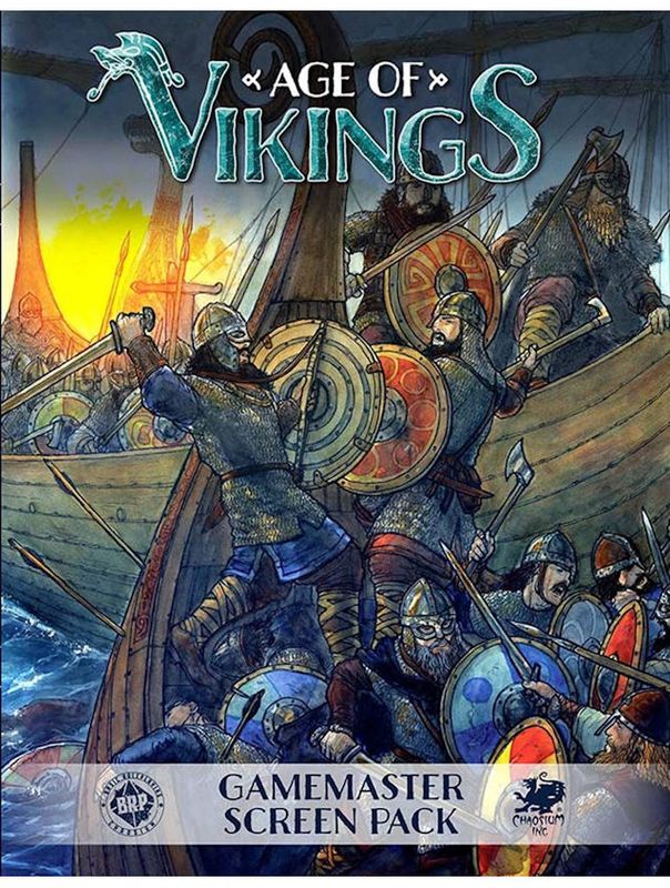 Age Of Vikings The Roleplaying Game GM Screen Pack