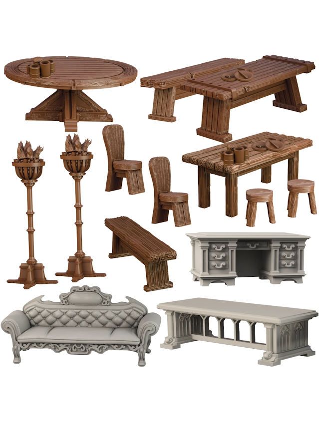 TerrainCrate Tables And Chairs TerrainCrate Tables And Chairs