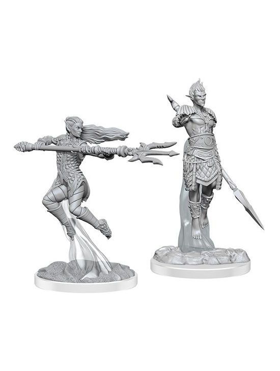 Dungeons & Dragons Nolzur's Marvelous Miniatures Sea Elf Fighters (Wave 20) Dungeons & Dragons Nolzur's Marvelous Miniatures Sea Elf Fighters (Wave 20)