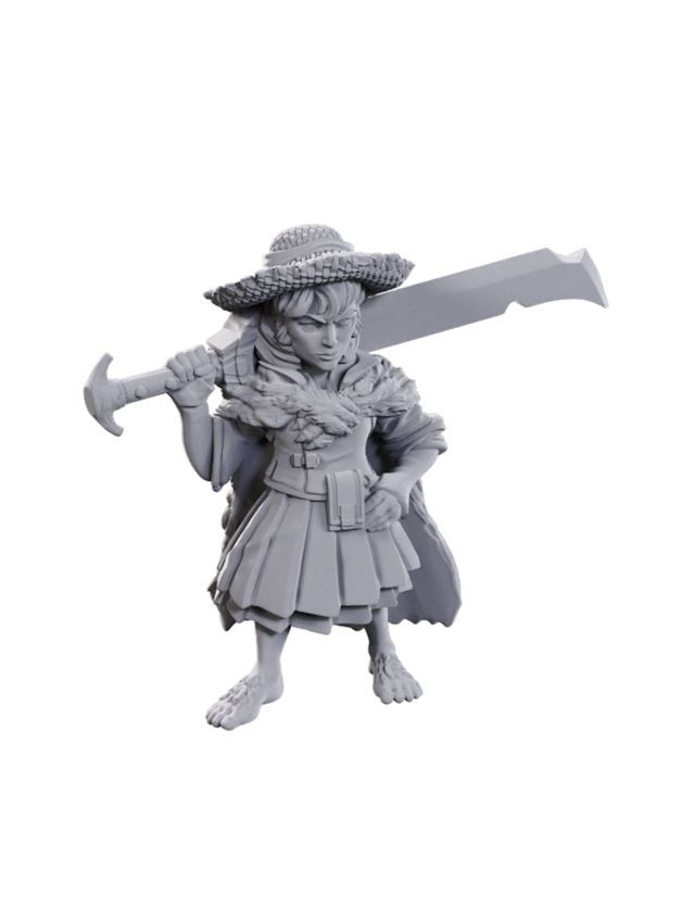 Pathfinder Battles Deep Cuts Unpainted Miniatures Halfling Female Magus (Wave 23) Pathfinder Battles Deep Cuts Unpainted Miniatures Halfling Female Magus (Wave 23)