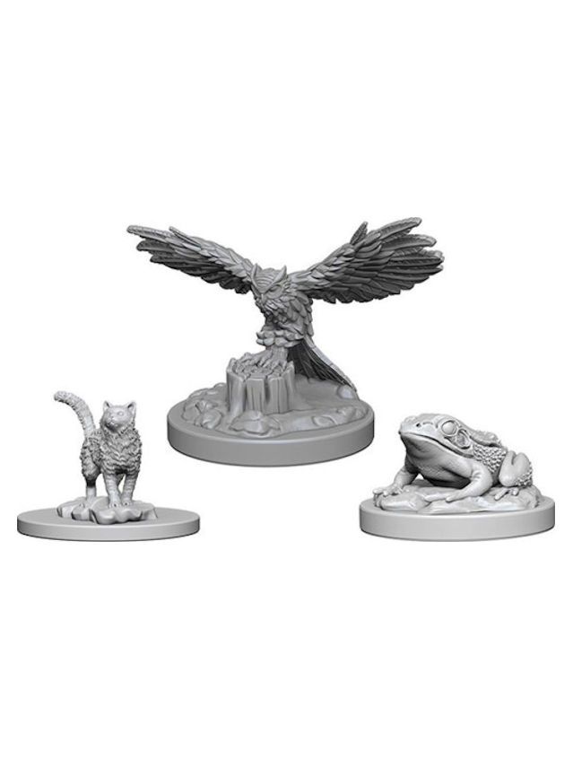 Wizkids Deep Cuts Unpainted Miniatures Familiars (Wave 4)