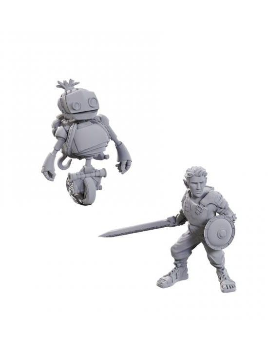 Critical Role Unpainted Miniatures Orym Of The Air Ashari & Fresh Cut Grass (Wave 23)