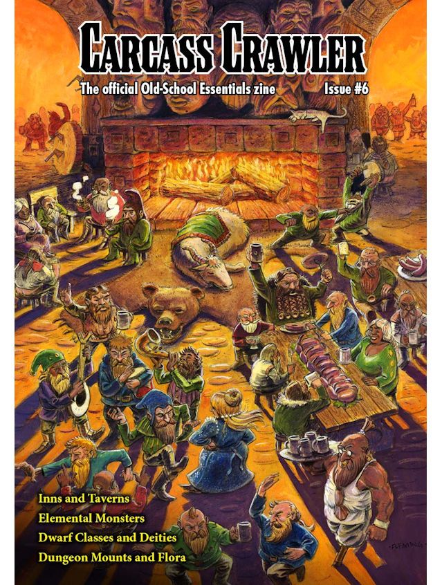 Old-School Essentials Official Zine Carcass Crawler #6