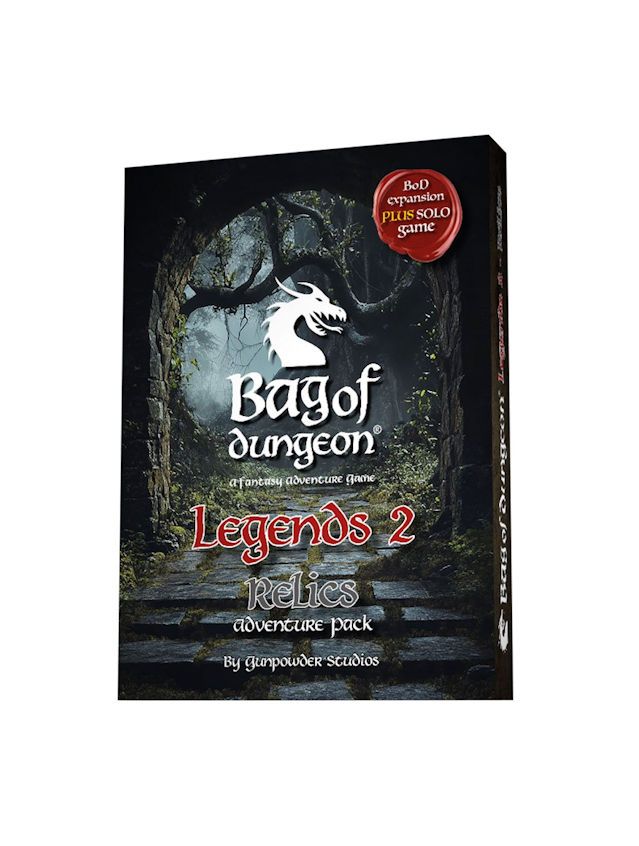 Bag Of Dungeon Legends 2 Relics Expansion Plus Solo Game
