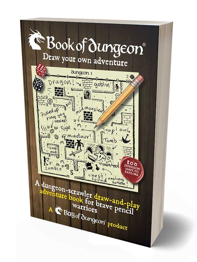 Book Of Dungeon A Draw-And-Play Solo Adventure Game
