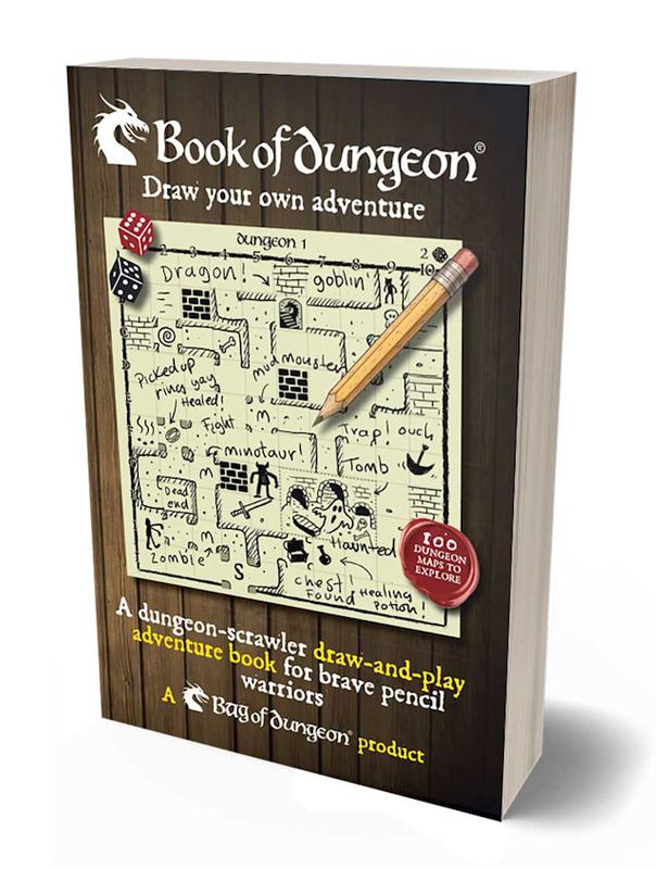 Book Of Dungeon A Draw-And-Play Solo Adventure Game