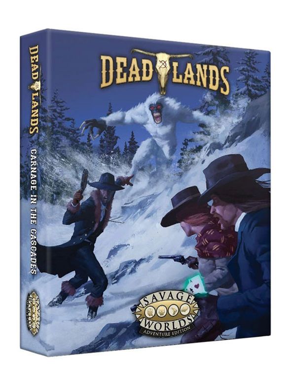 Savage Worlds Deadlands The Weird West Carnage In The Cascades Boxed Set Savage Worlds Deadlands The Weird West Carnage In The Cascades Boxed Set