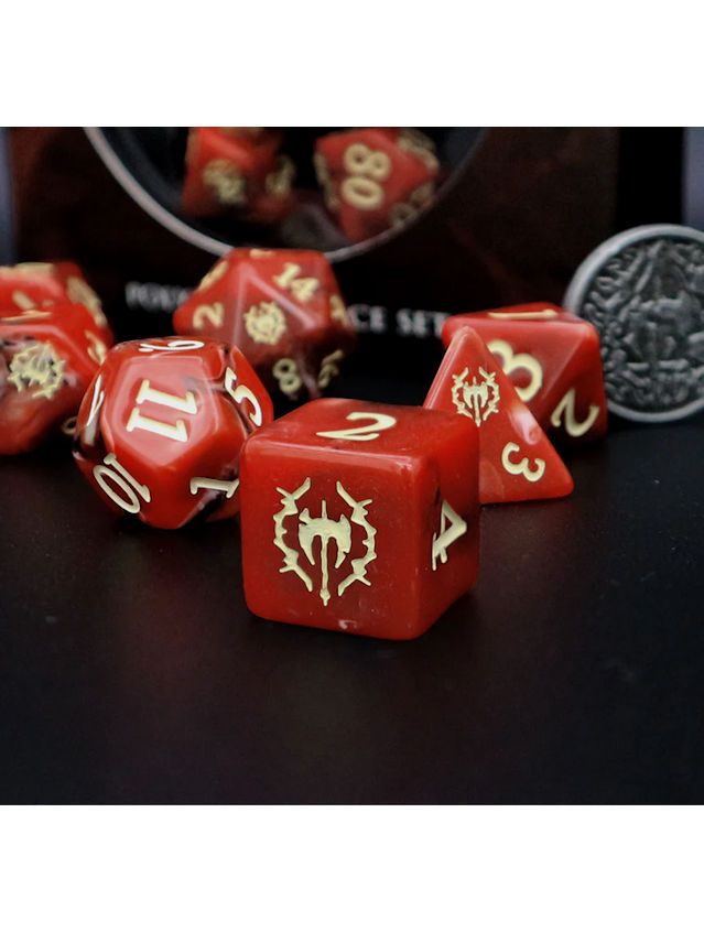 Dice Tomes Barbarian Polyhedral Dice Set