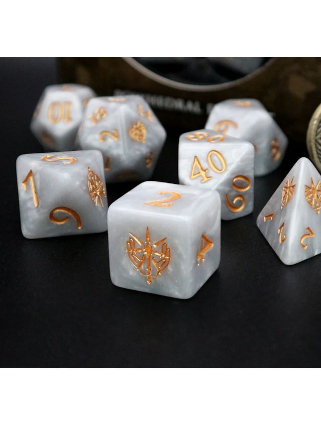 Dice Tomes Cleric Polyhedral Dice Set