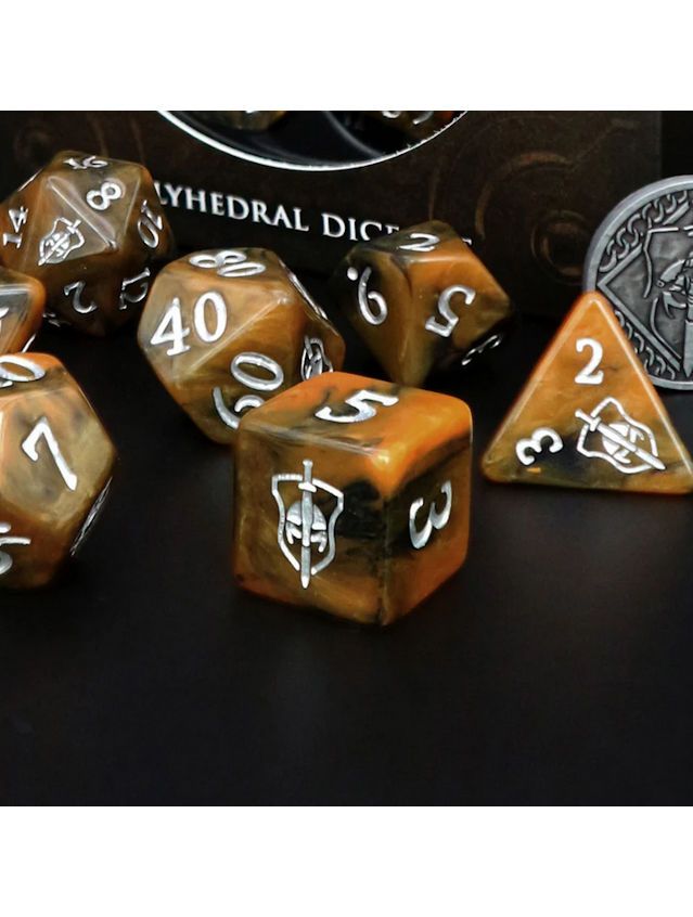 Dice Tomes Fighter Polyhedral Dice Set