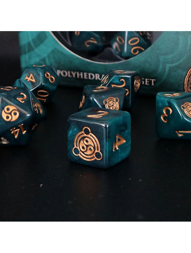 Dice Tomes Monk Polyhedral Dice Set