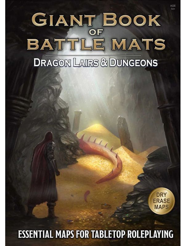 Giant Book Of Battle Mats Dragon Lairs And Dungeons