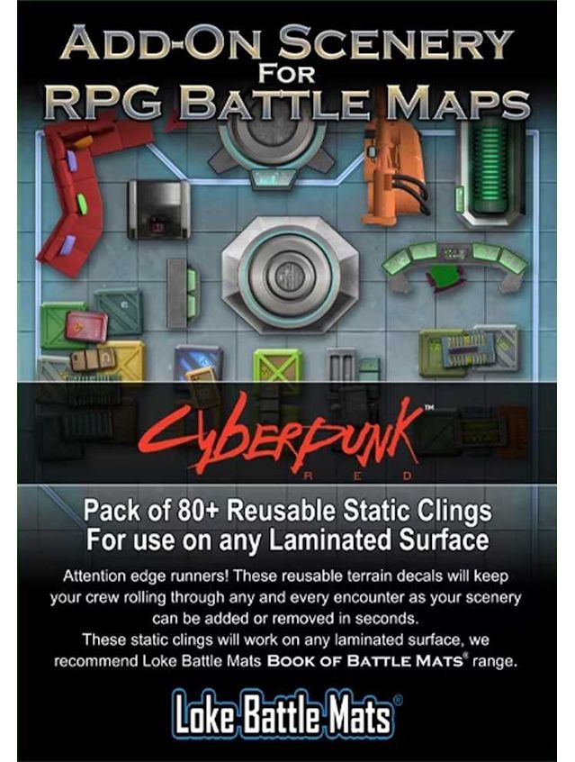 Battle Mats Add-On Scenery Pack Cyberpunk