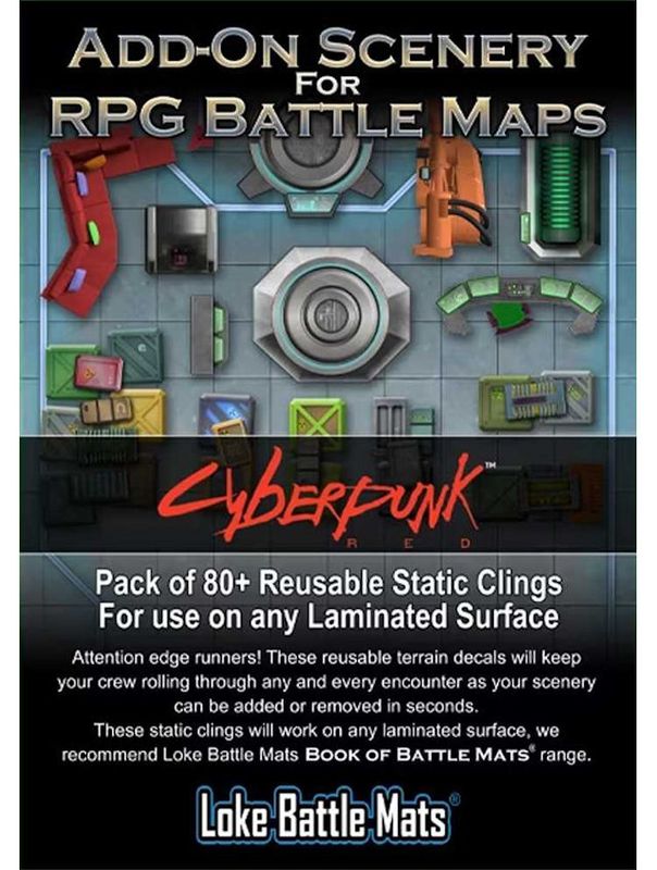 Battle Mats Add-On Scenery Pack Cyberpunk