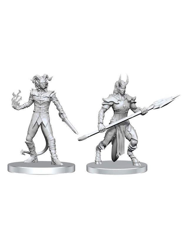Pathfinder Battles Deep Cuts Unpainted Miniatures Vordine (Infantry Devil) & Pitborn Rogue (Wave 23)
