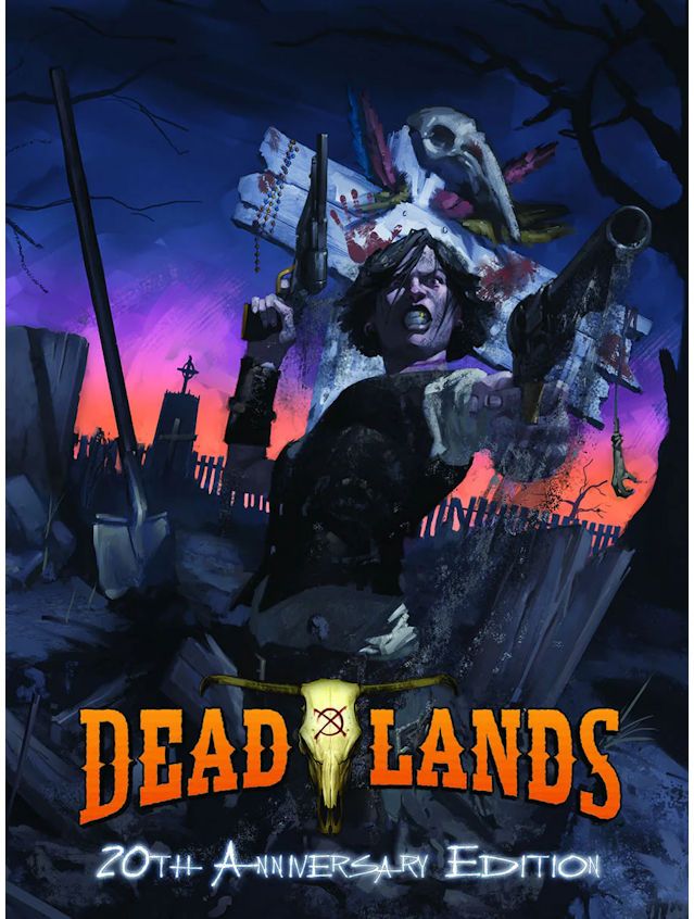 Savage Worlds Deadlands Classic 20th Anniversary Edition 2nd Printing (DINKED)