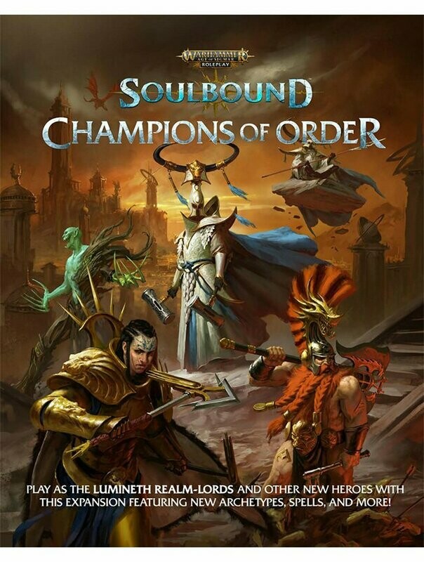 Warhammer Age Of Sigmar Roleplay RPG Soulbound Champions Of Order (DINKED)