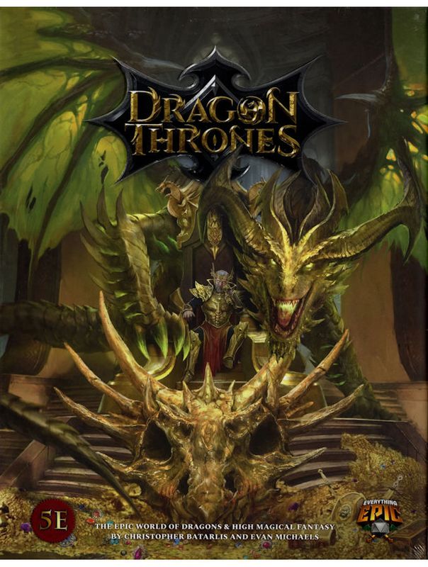 Dragon Thrones Core Set Slipcase + Map Set (5E) (DINKED)