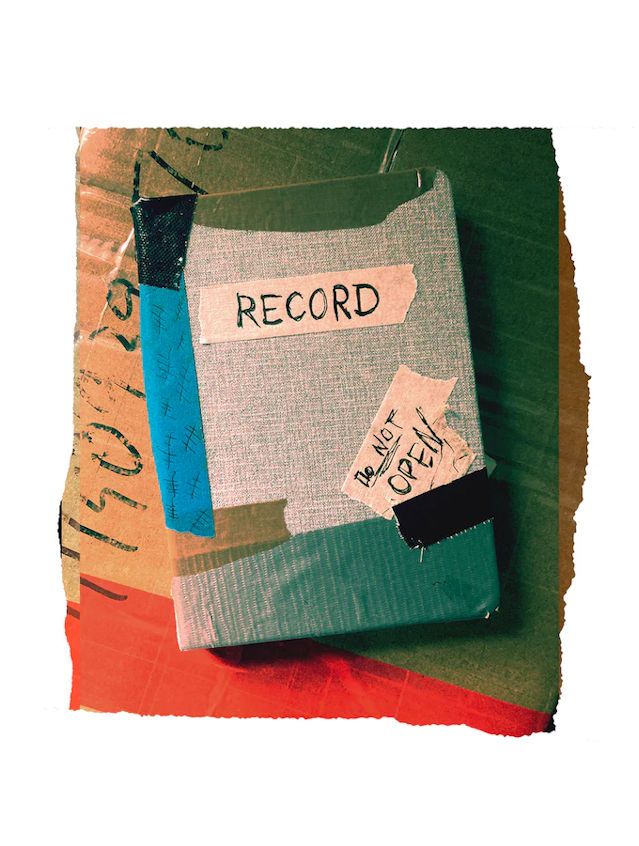 Don't Play This Game Cursed Record Notebook (DINKED)