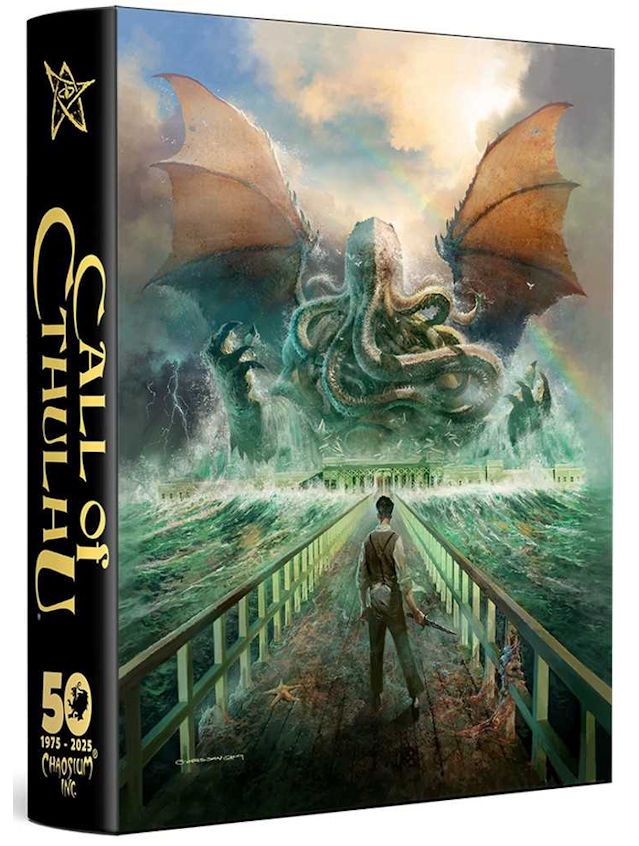 Call Of Cthulhu Chaosium's 50th Anniversary Slipcase Set (DINKED)