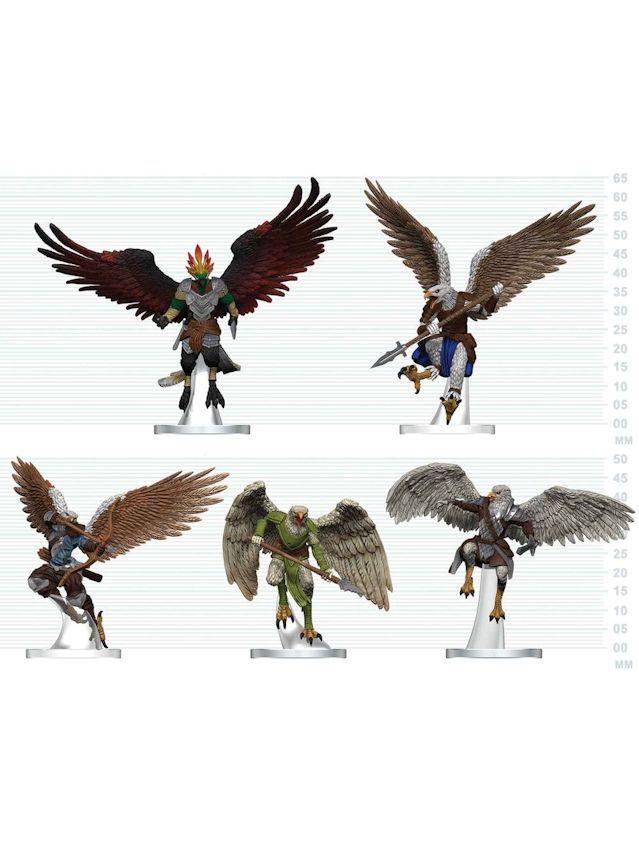 Dungeons & Dragons Icons Of The Realms Mini Figures Harpy Flock