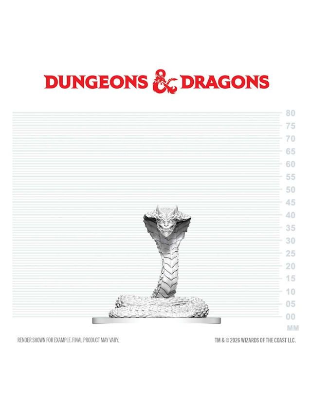Dungeons & Dragons Nolzur's Marvelous Miniatures Guardian Naga Dungeons & Dragons Nolzur's Marvelous Miniatures Guardian Naga